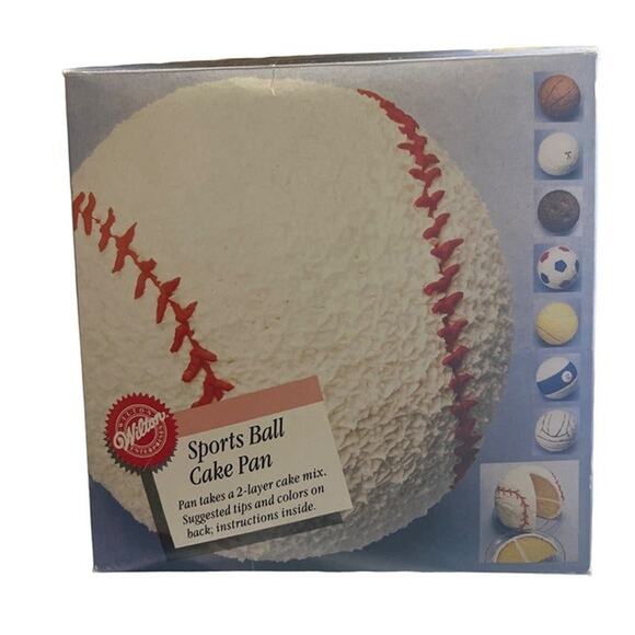 NWB Wilton Sports Ball Cake Decorating Pan Kit - Picture 1 of 3